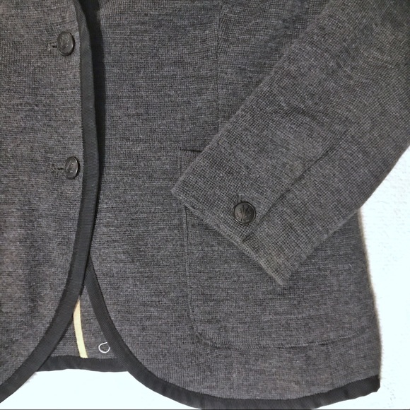 Rag & Bone The Bromley Fitted Stretch Grey Blazer - Picture 4 of 8